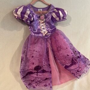 Disney Collection Rapunzel Roleplay Girls Costume & Shoes